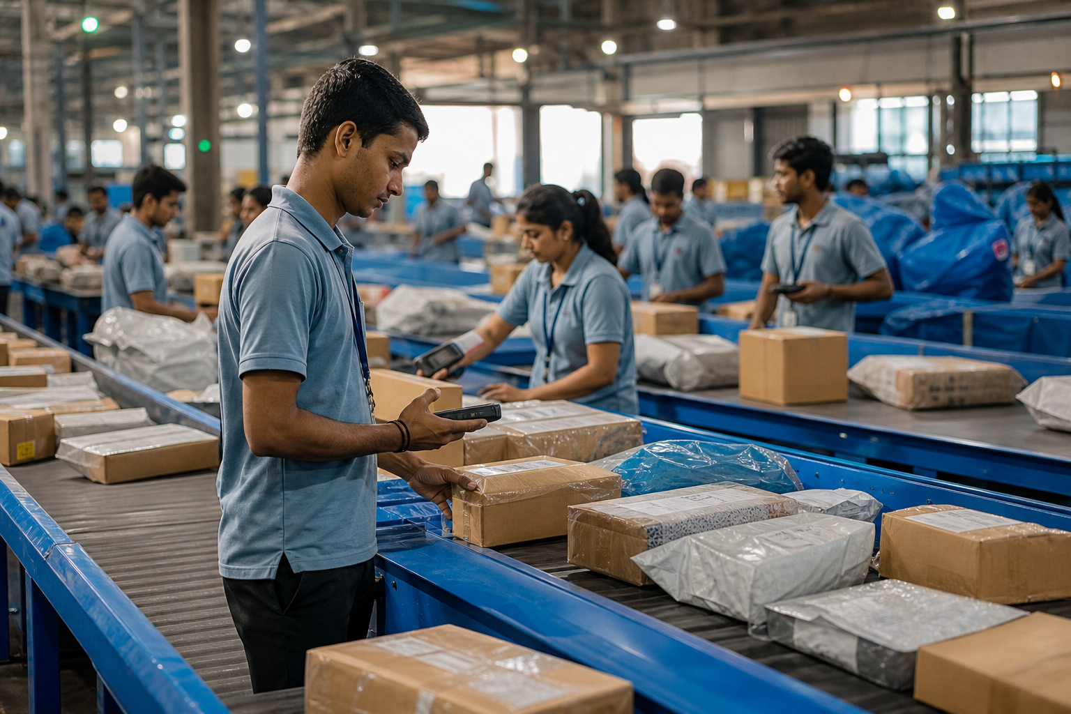 In logistics, the customer experiences one delivery promise, but the process is a chain of many handoffs.