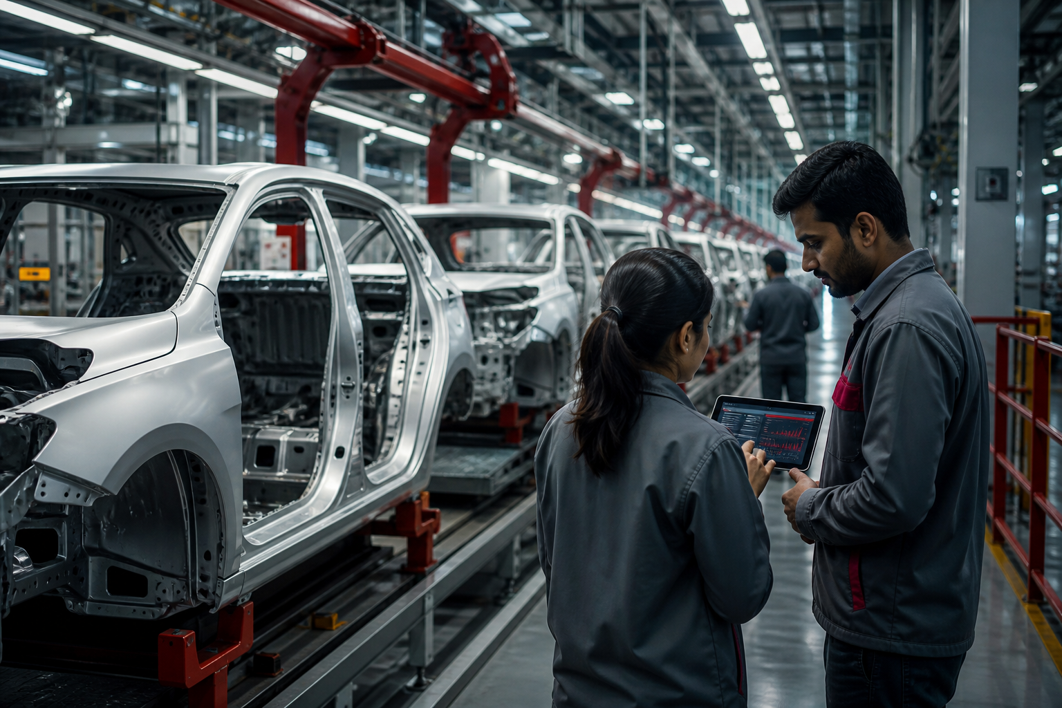 Visibility matters most when one missing component can hold back an entire production system.