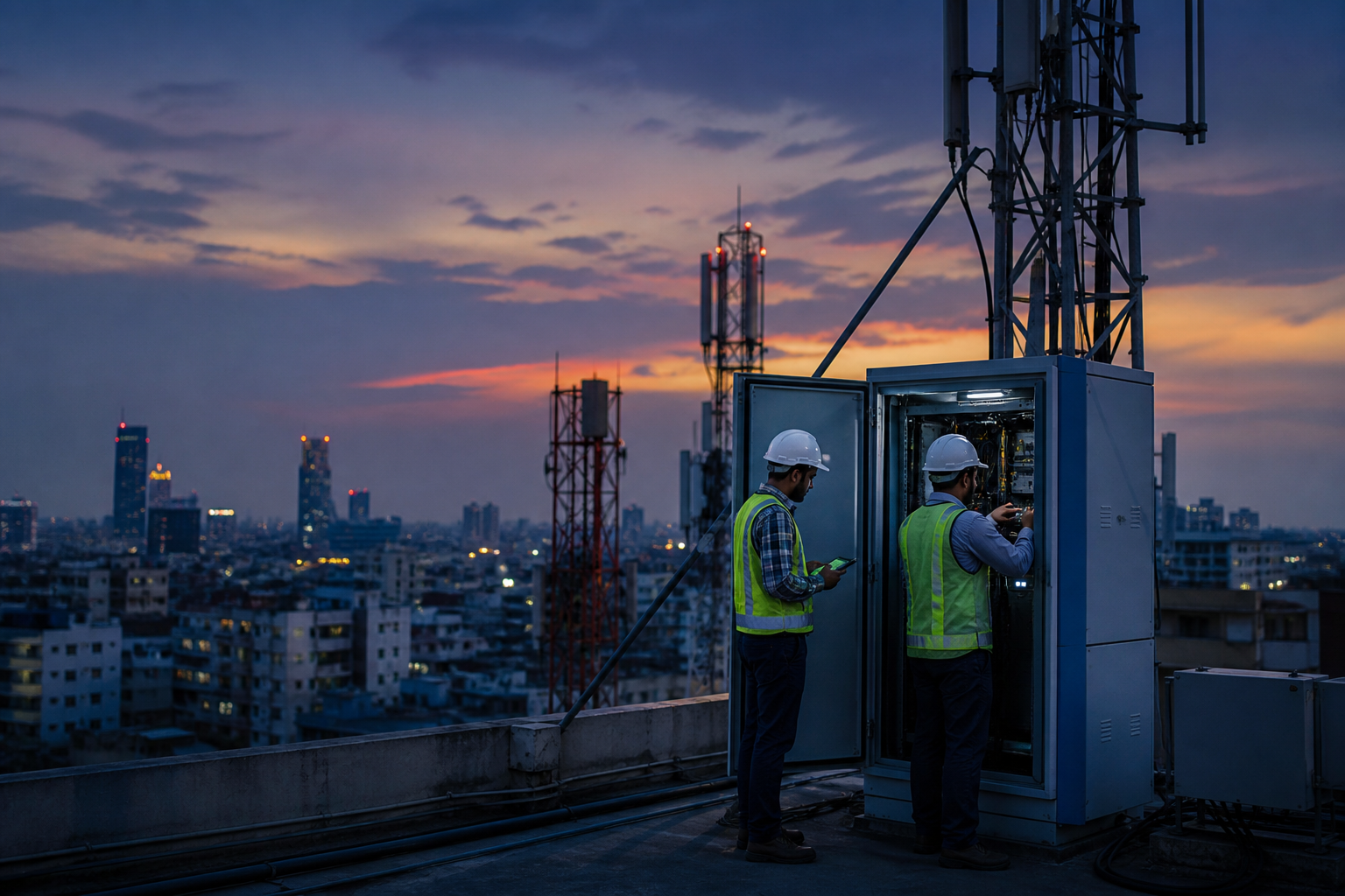 The tower layer is usually invisible to users, but it decides how fast networks can scale.