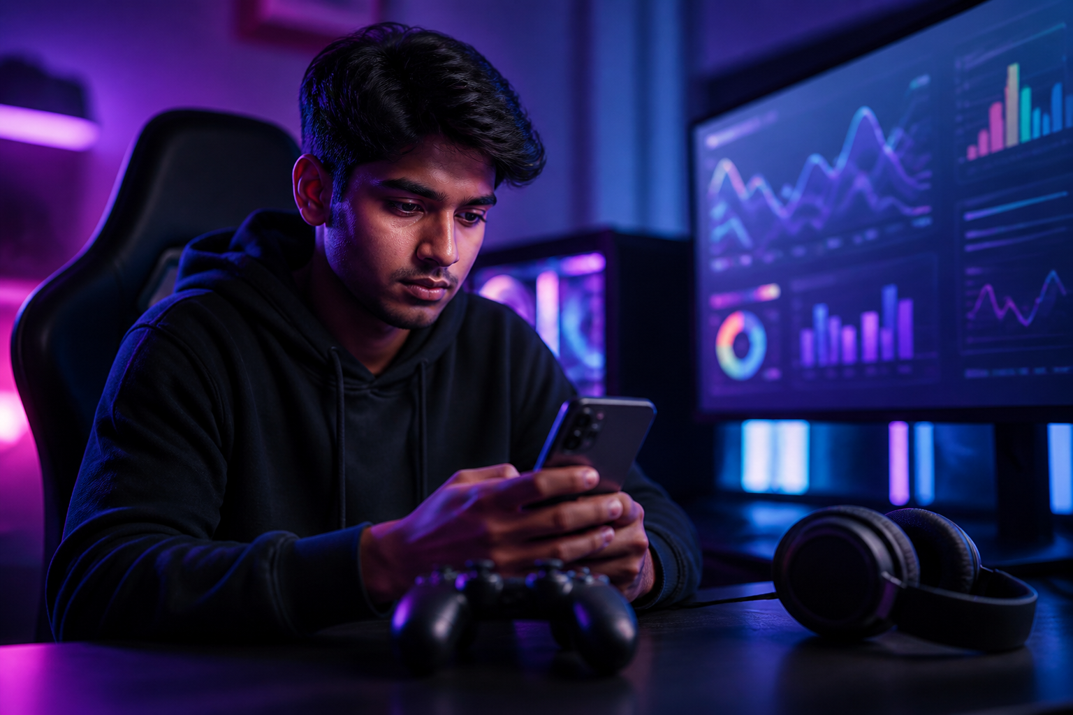 Gaming performance is a live dashboard of attention, retention and monetisation, not a single download number.