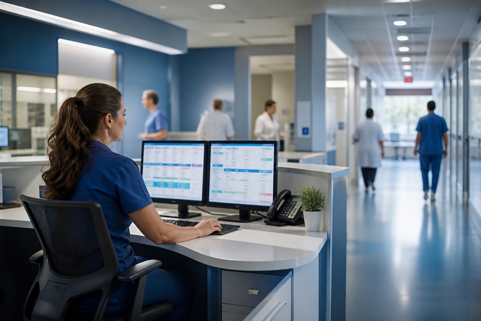 Healthcare delivery performance becomes real at the operations desk where beds, doctors, patients and time must be coord