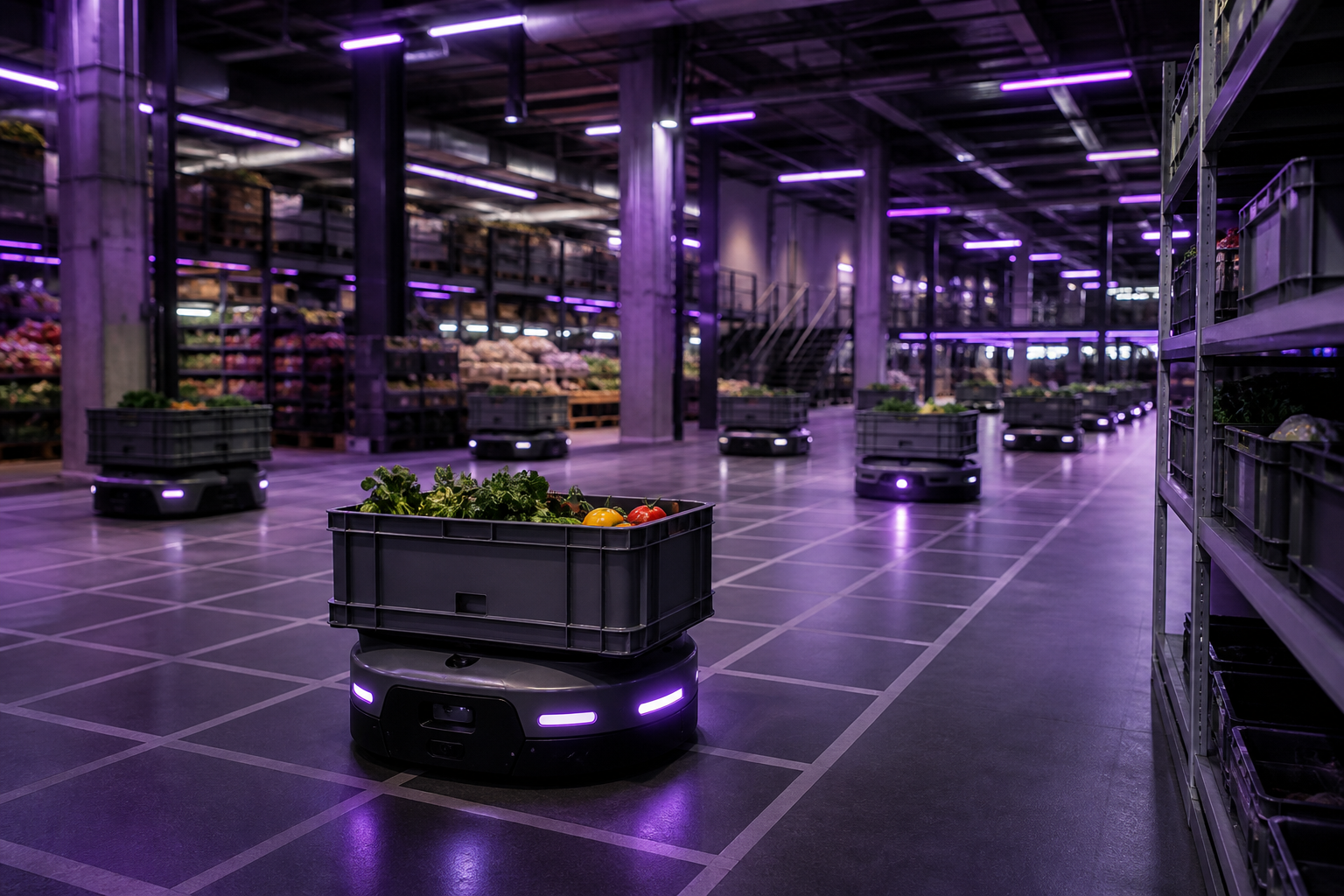 Ocado makes AI memorable because the grocery order becomes a live orchestration problem, not just a warehouse task.