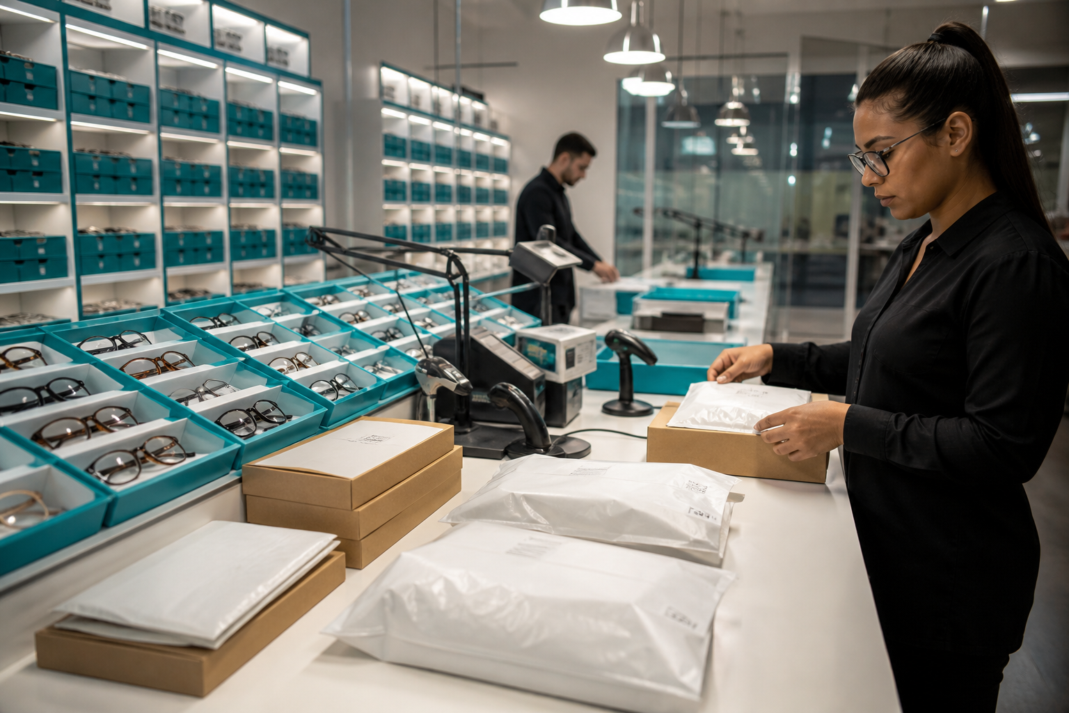 Eyewear fulfilment is a storage accuracy issue disguised as a retailing experience.