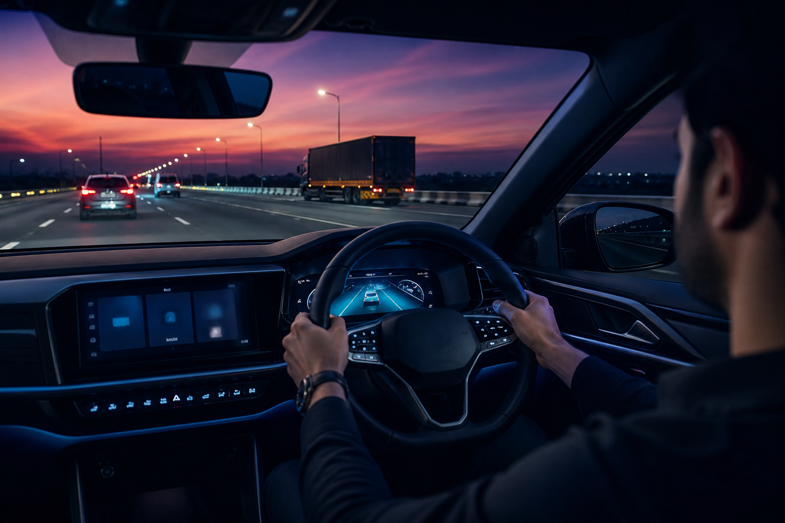 The shift is from selling only horsepower and road presence to selling confidence, intelligence and experience.
