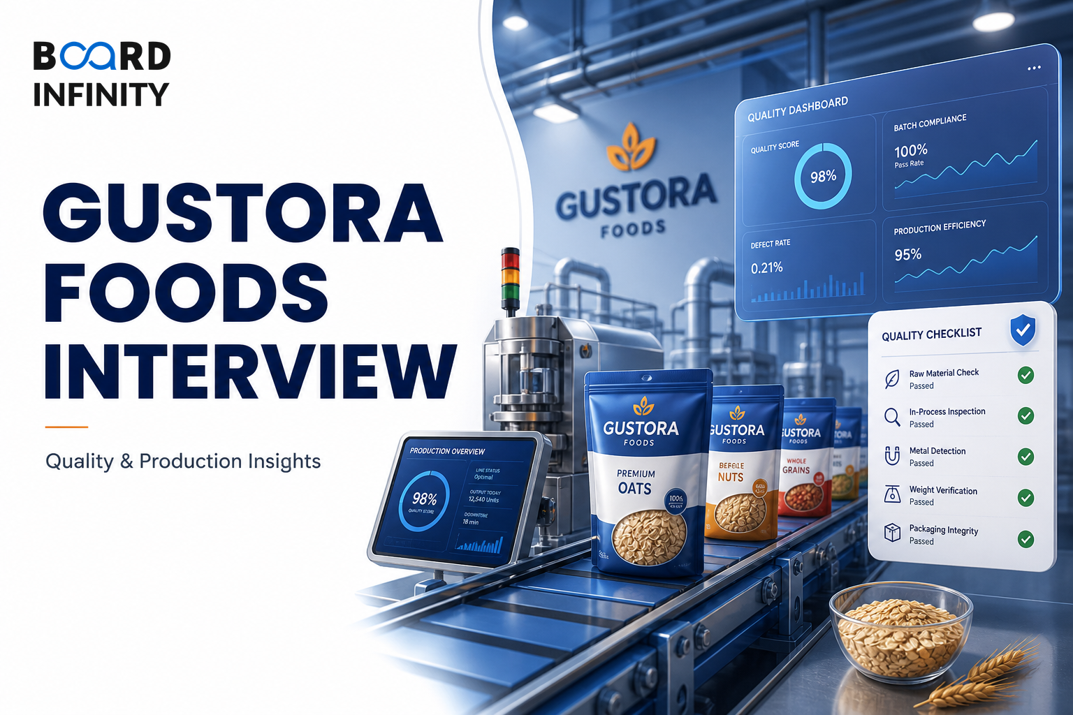 Gustora Foods: Quality and Production Interview Guide